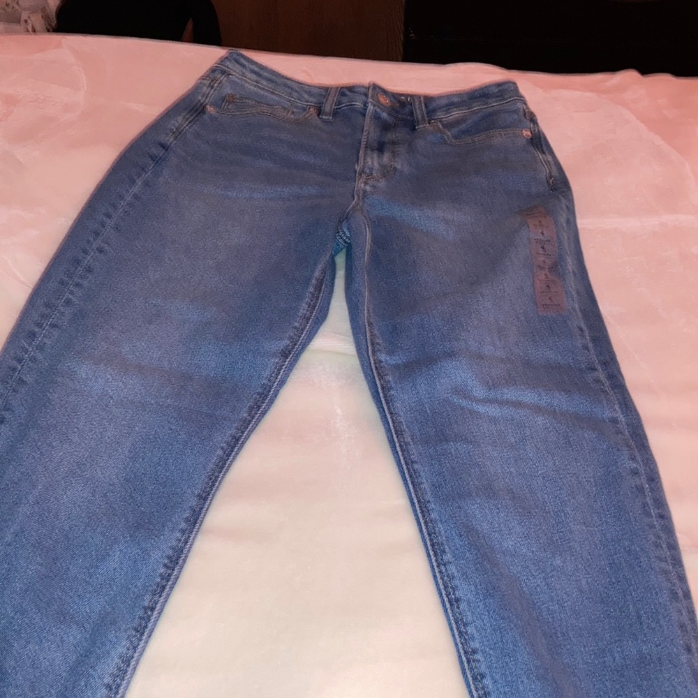 stretch skinny jeans (american eagle)